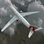 Samolot odrzutowy Airbus A330-300 Katar model 3D