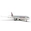 Samolot odrzutowy Airbus A330-300 Katar model 3D