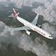 Samolot odrzutowy Airbus A330-300 Katar model 3D