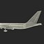 Samolot odrzutowy Airbus A330-300 Katar model 3D