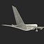 Samolot odrzutowy Airbus A330-300 Katar model 3D