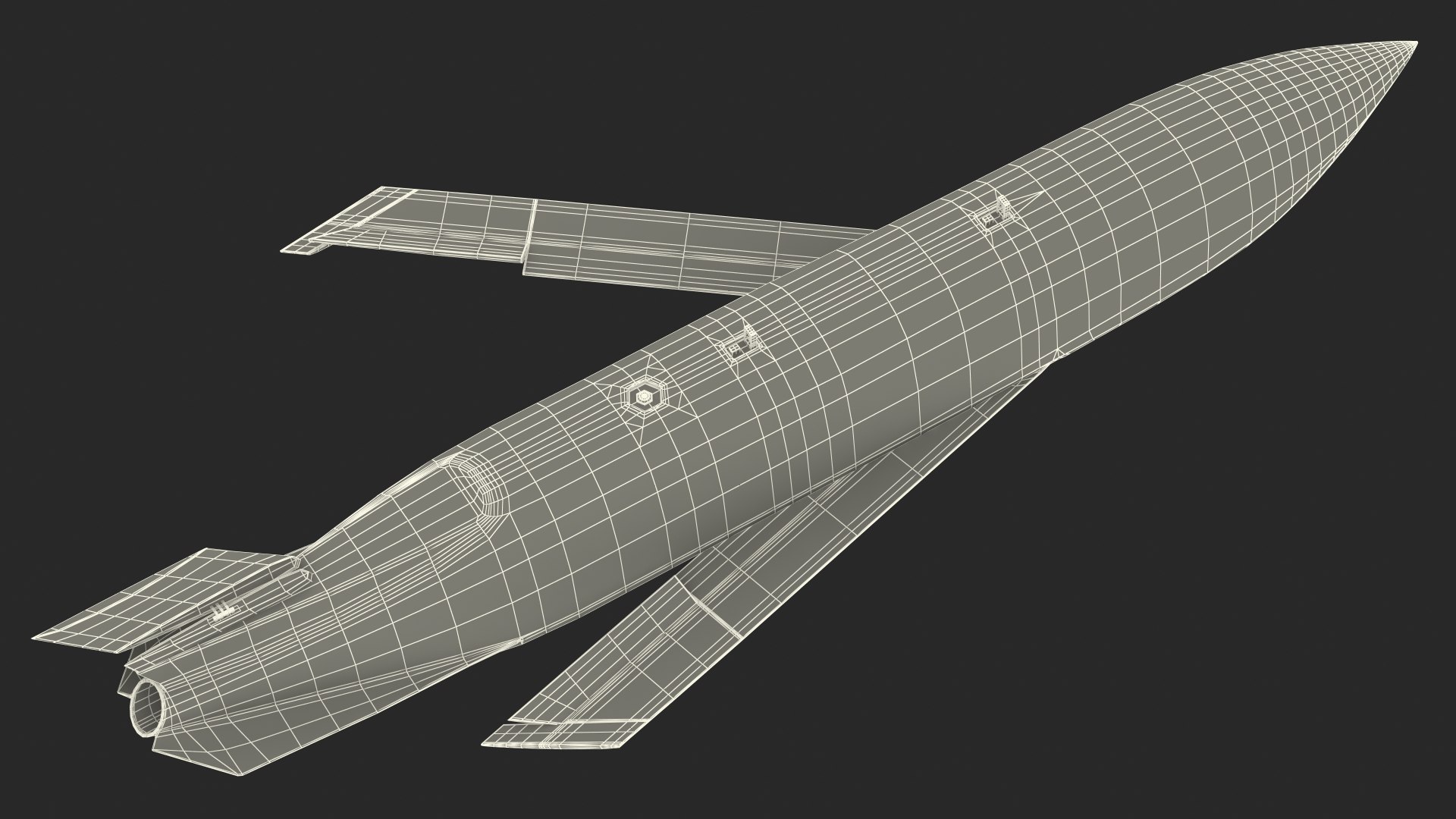 3D Cruise Missile AGM 158 JASSM Rigged - TurboSquid 1715340