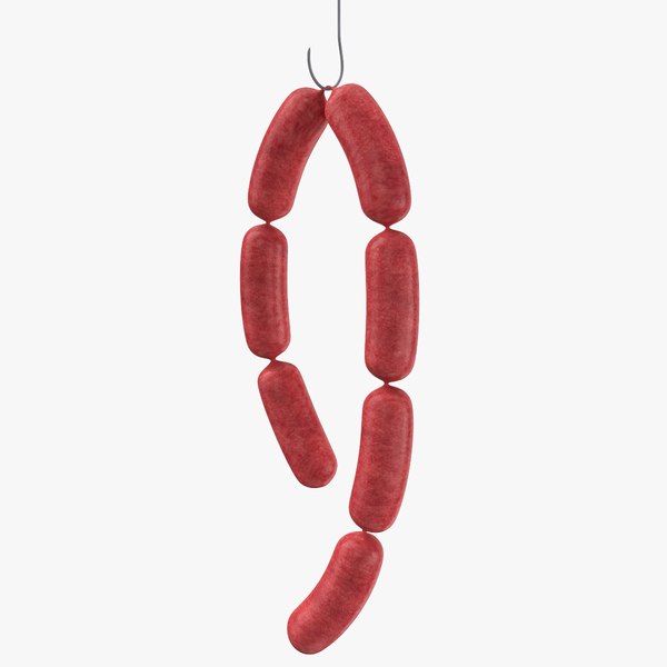 3D sausages hook model