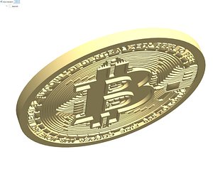 3D model Bitcoin Digital Currency 3D Model