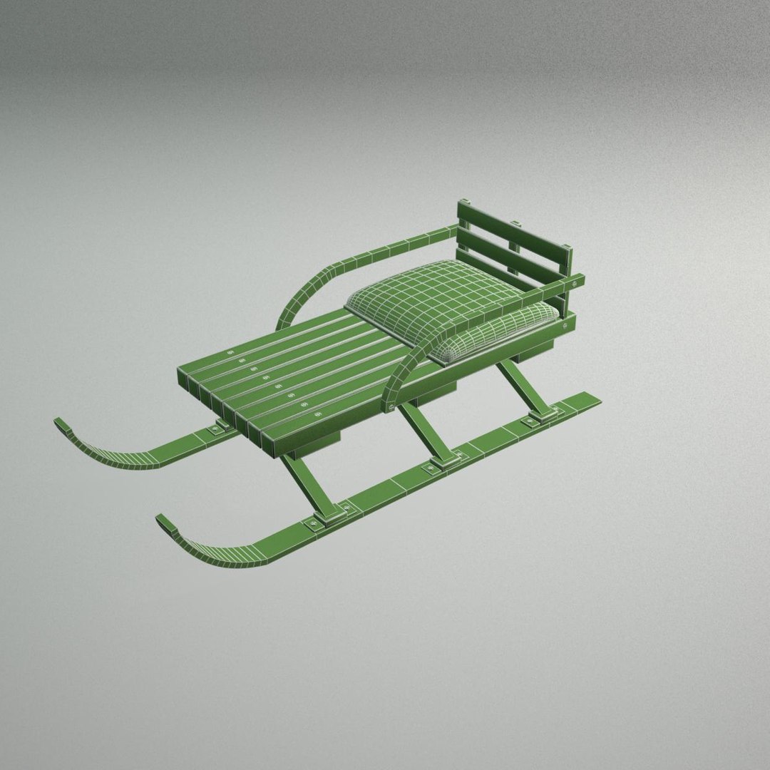 3d Model Snow Sledge