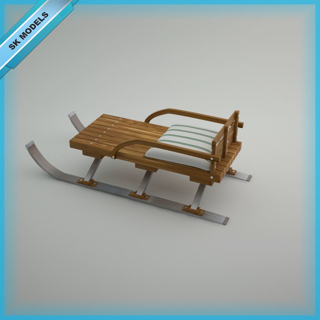 3d Model Snow Sledge