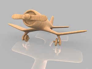 Wooden Toy Airplane