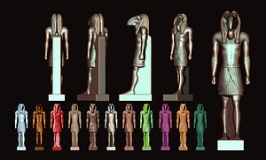 3D God Toth Figurine - Ancient Egipt - 5000bc 3D print model model