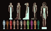 God Toth Figurine - Ancient Egipt - 5000bc 3D print model