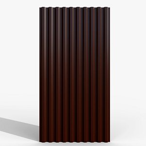 Profiled sheet brown 3D