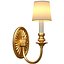 Golden wall lamp sconce in a classic style MARINER 3D model