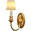 Golden wall lamp sconce in a classic style MARINER 3D model