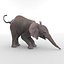 Baby Elephant Rigged 3d Model