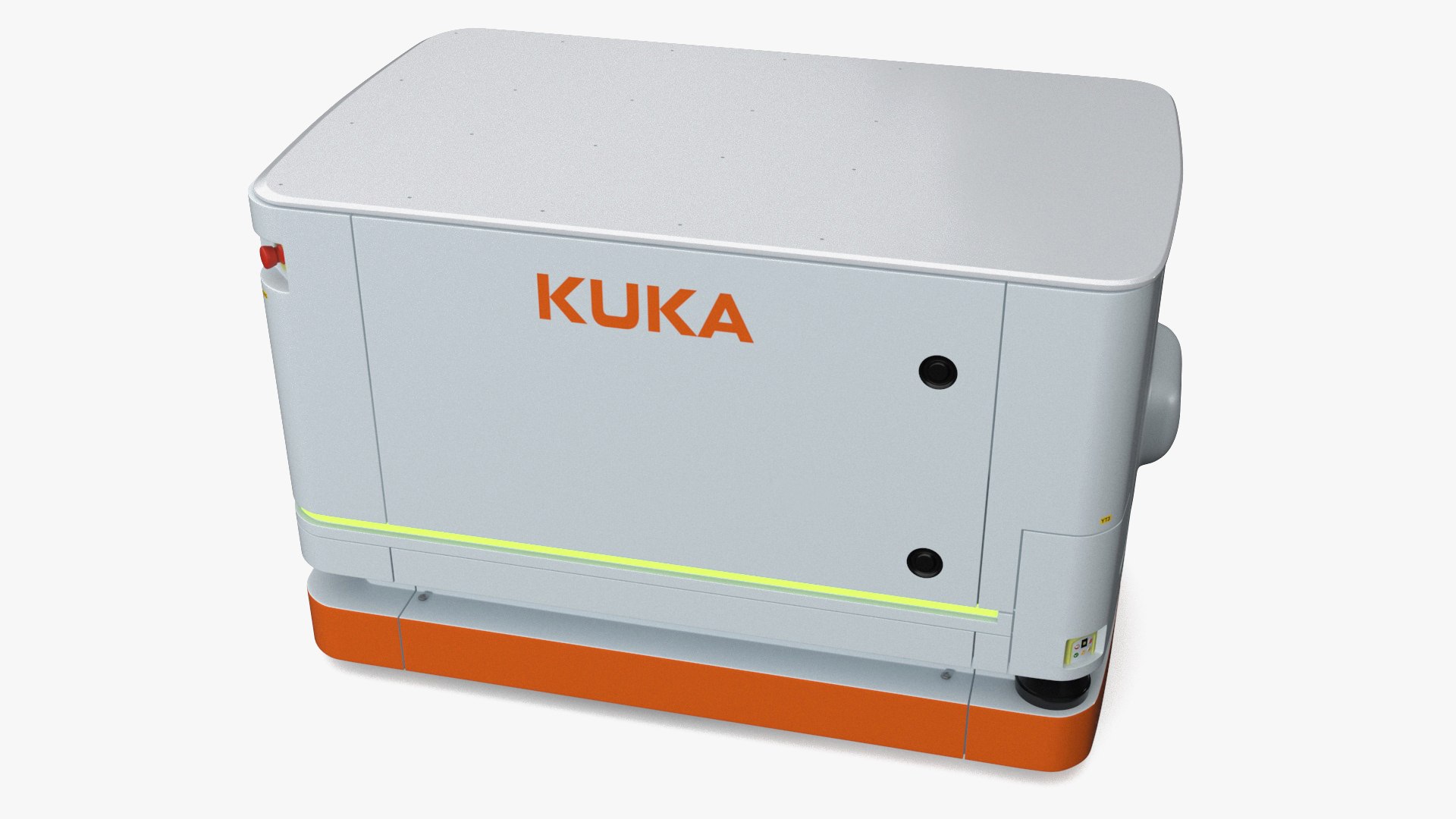 Mobile Remote Control for KUKA KMR Iiwa Rigged 3D model preview