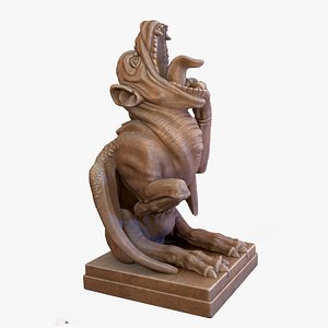 3D model gothic chimera