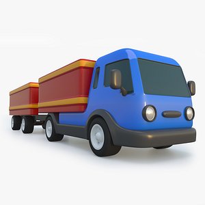 Toy Truck With Trailer