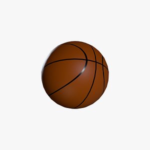 Basketball PBR Low-Poly 3D model