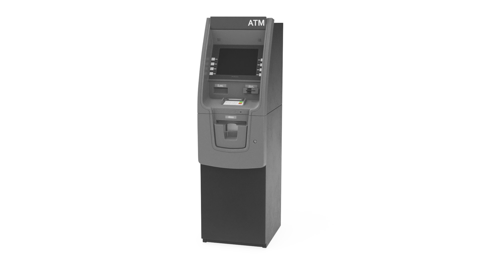 ATM Hyosung Switched Off 3D model preview