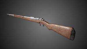 3D Rifle Lowpoly