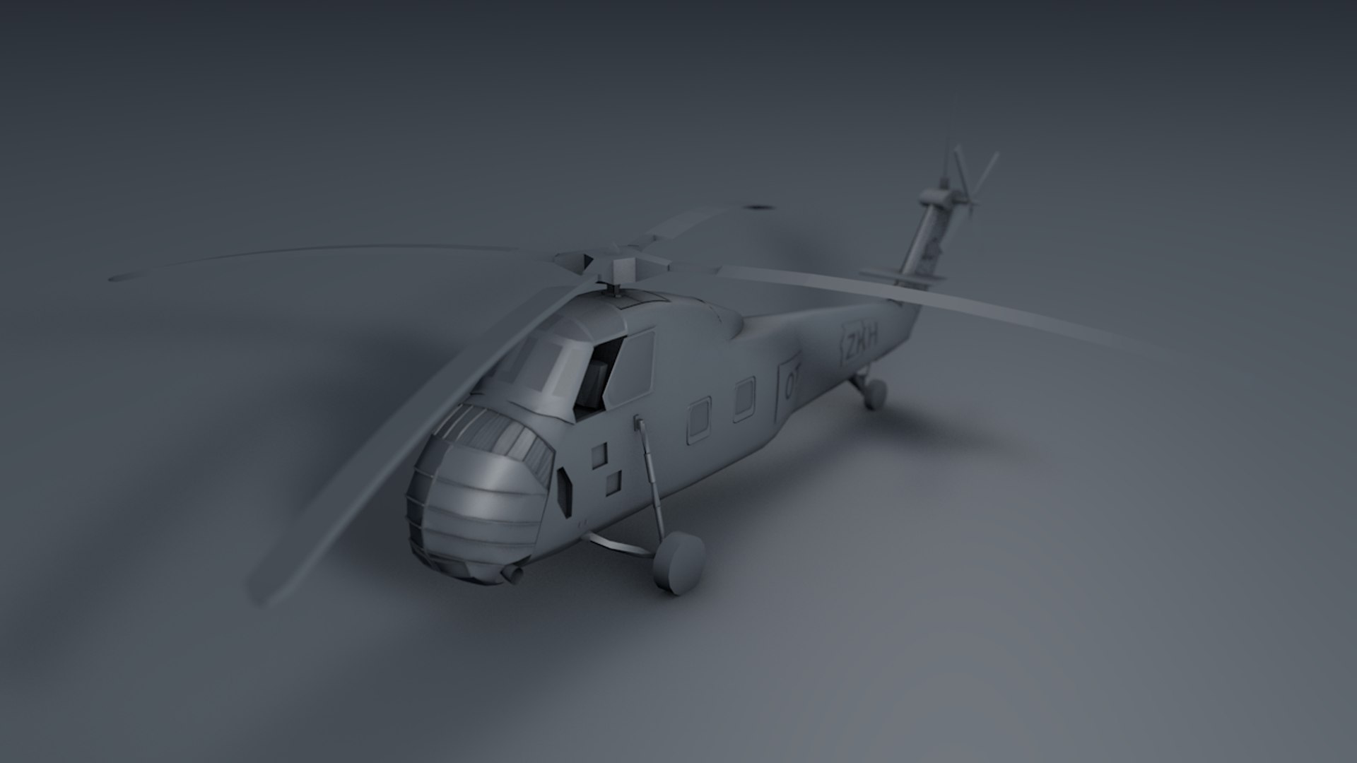 3D uh blackhawk helicopter model - TurboSquid 1372348