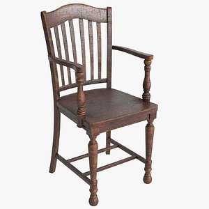 3D Vintage Chair PBR model