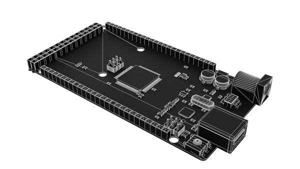 modelo 3d Arduino mega 2560 - TurboSquid 2279207