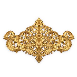 3D Classic decor ornament carved 50