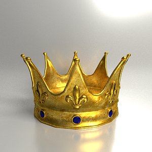 Golden Jeweled Crown