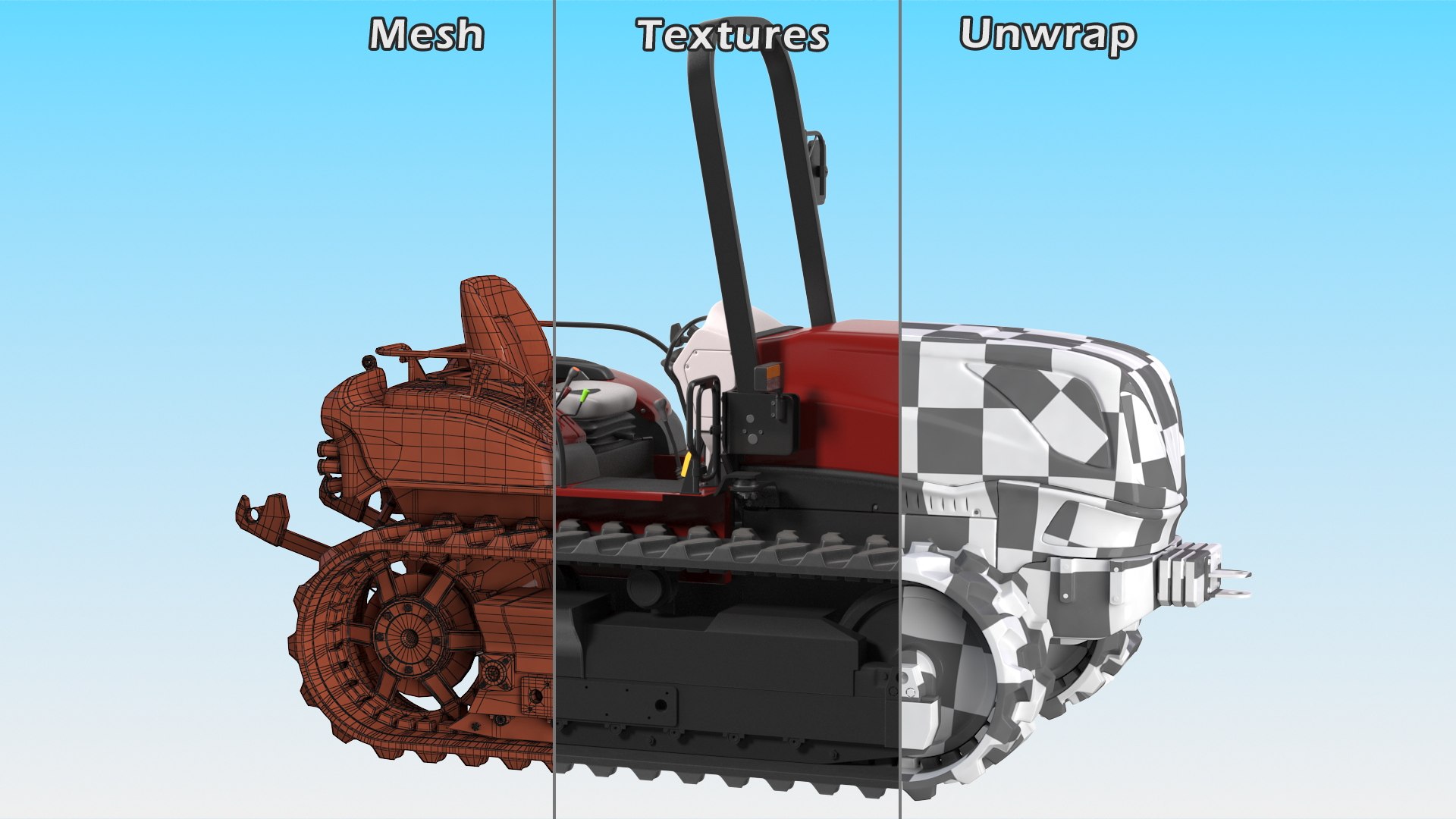Tracked Tractor New 3D model https://p.turbosquid.com/ts-thumb/OV/hJwUDP/Hu/trackedtractornew3dsmodel026/jpg/1643759972/1920x1080/fit_q87/095e1357b32c57bb4f47808b4bbff945374d97d6/trackedtractornew3dsmodel026.jpg