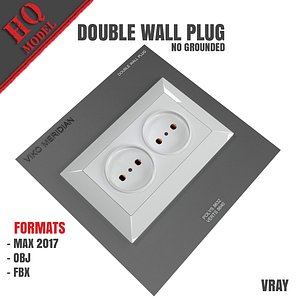 double wall plug grounded model