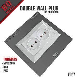 DOUBLE WALL PLUG NO GROUNDED