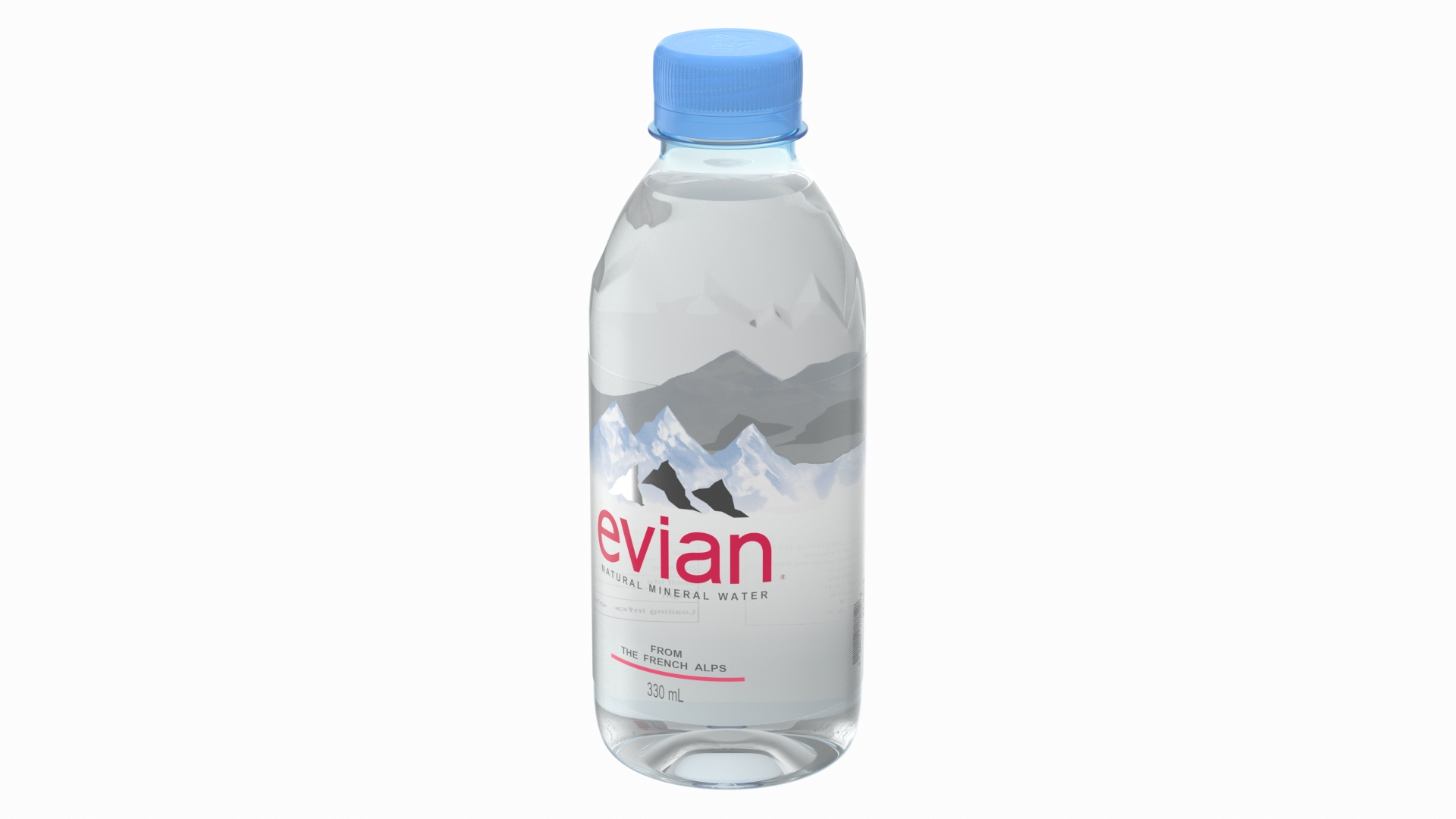 3D Evian Natural Mineral Water Model - TurboSquid 1689401
