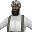 mujahideen rigged 3d model