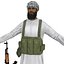 mujahideen rigged 3d model