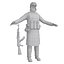 mujahideen rigged 3d model