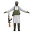 mujahideen rigged 3d model