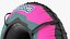 Trineo tubular para nieve rosa