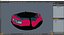 Trineo tubular para nieve rosa