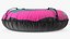 Trineo tubular para nieve rosa