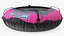 Trineo tubular para nieve rosa