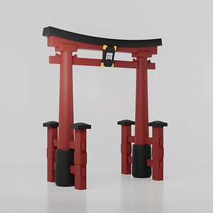 Torii Gate 3D model