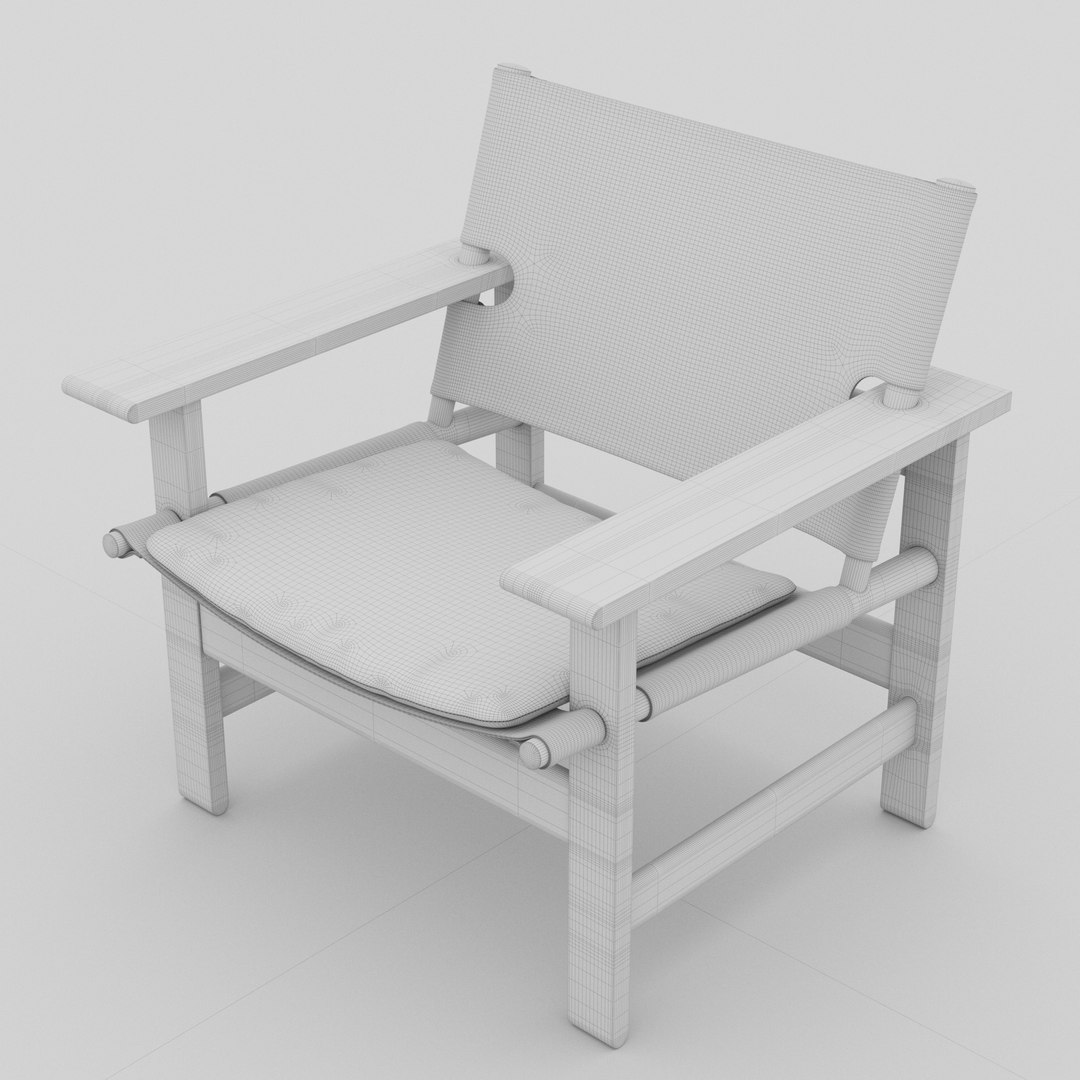 3D The Canvas Chair - TurboSquid 2242568