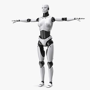 Cyborg Female T-Pose