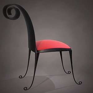 stylized chair 3d model