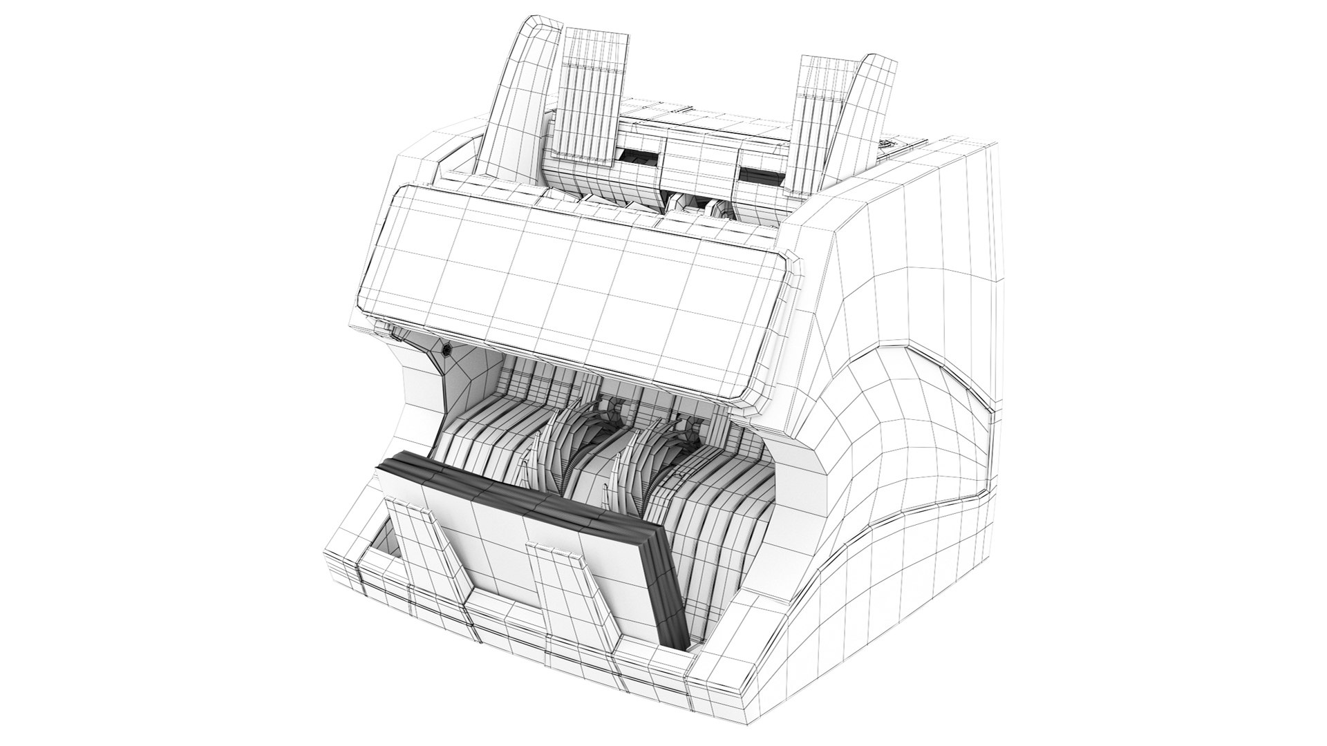 3D Banknote Counter Docash 3200 HD - TurboSquid 2205111