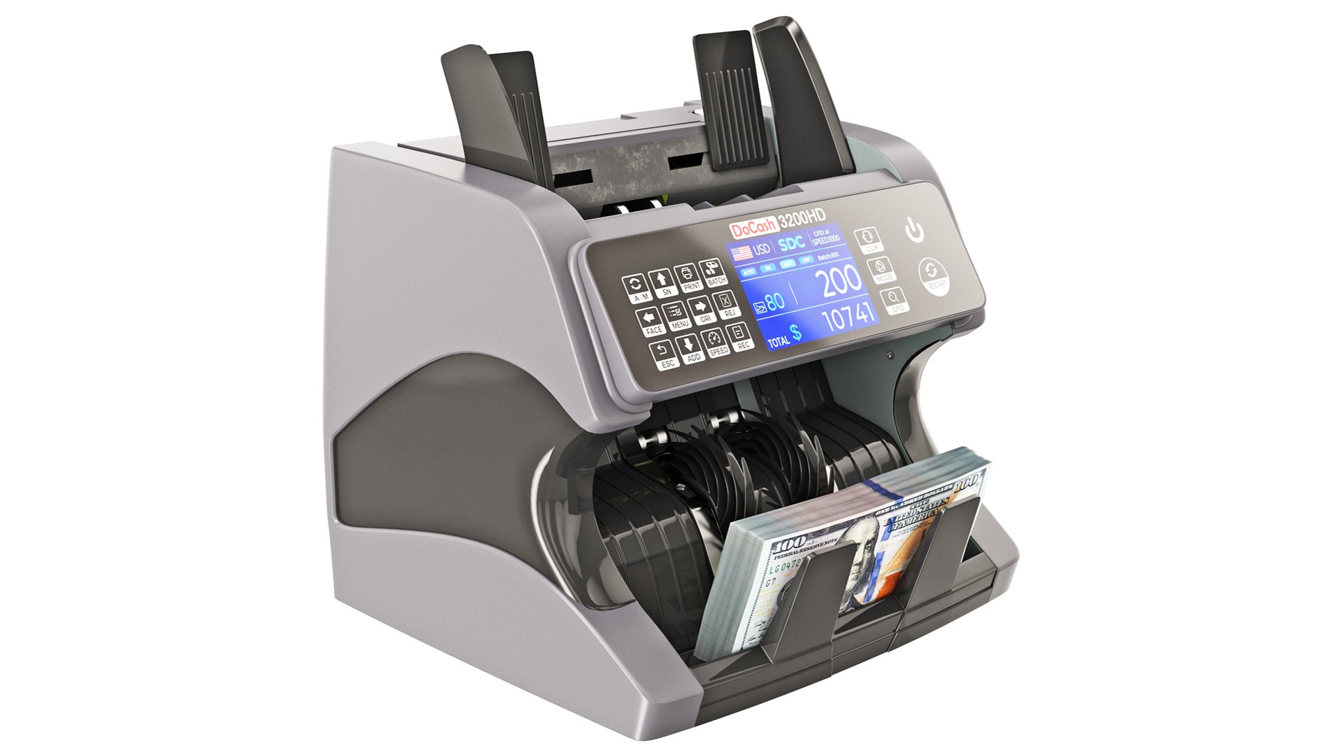 3D Banknote Counter Docash 3200 HD - TurboSquid 2205111