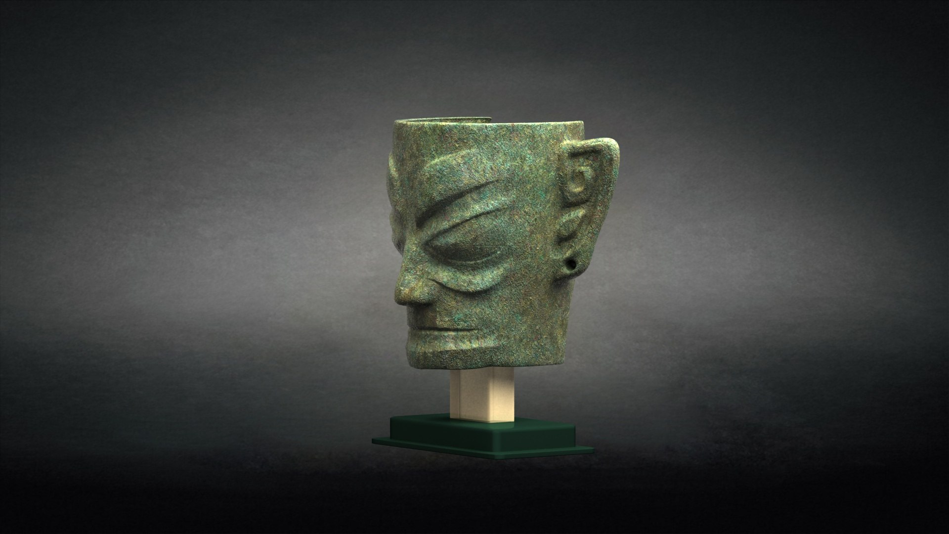 3D Sanxingdui ancient sacrificial mask model https://p.turbosquid.com/ts-thumb/OW/ImkxeQ/LB/02/jpg/1646922039/1920x1080/fit_q87/068dae1130852dcb73e603975d7b942895ba37a1/02.jpg