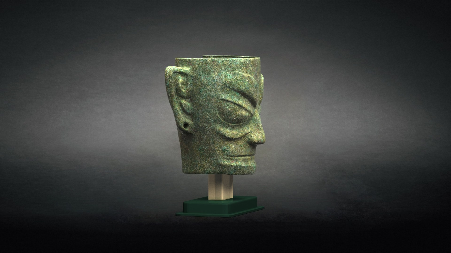 3D Sanxingdui ancient sacrificial mask model https://p.turbosquid.com/ts-thumb/OW/ImkxeQ/ks/05/jpg/1646922042/1920x1080/fit_q87/2ebff8c4384e015d39320521d223b13eb7747dec/05.jpg