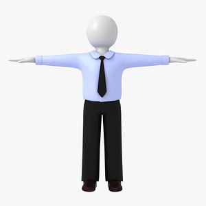 Stickman Office Man