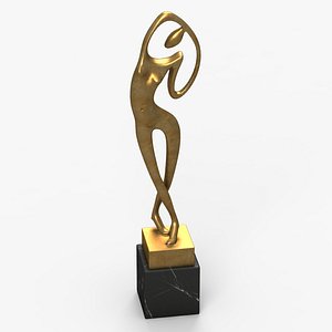 3d modern statue